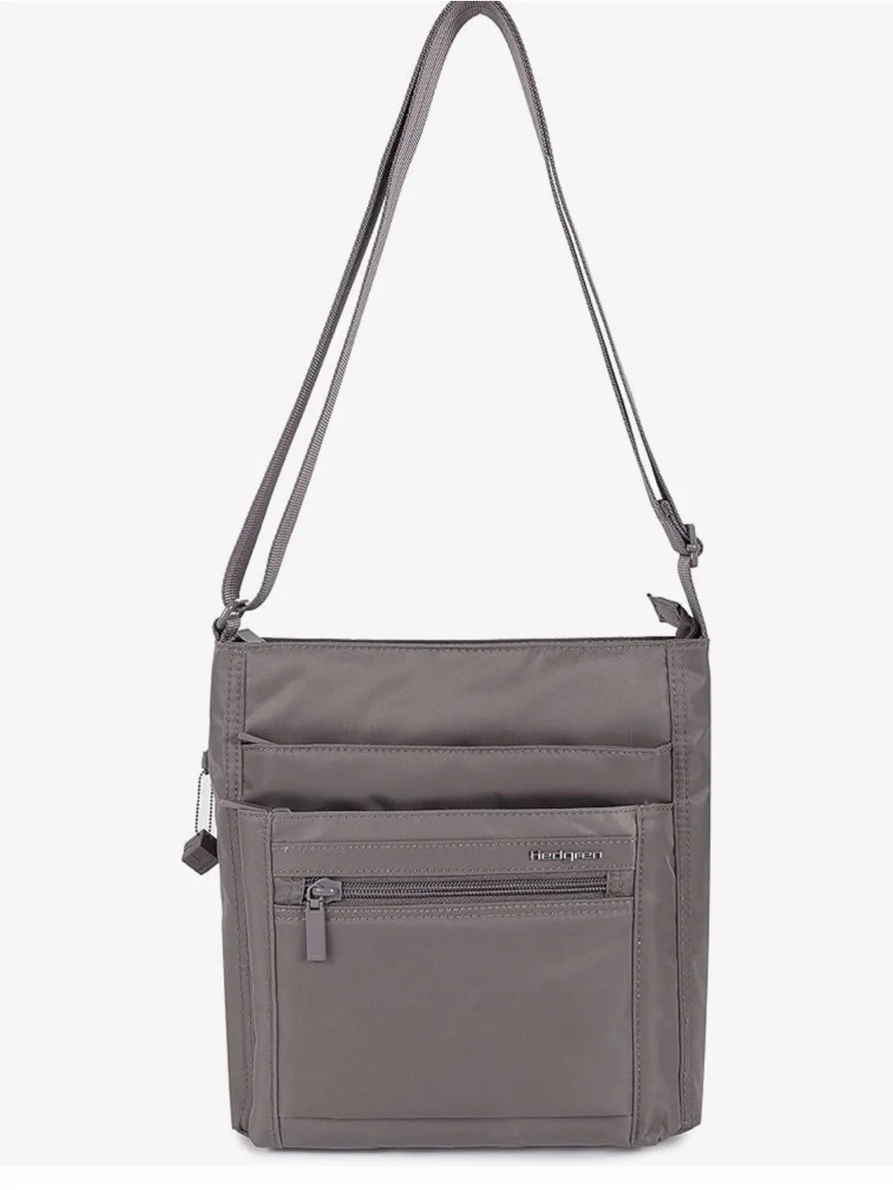 NWT Hedgren Adjustable Crossbody in Sepia/Light Lavendar color